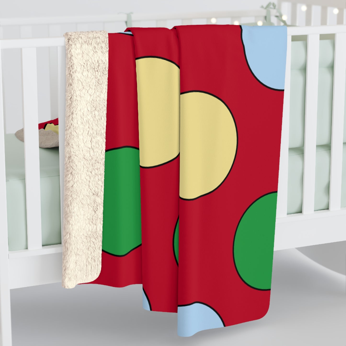Eritrea Retro Polka Dots Blanket Throw