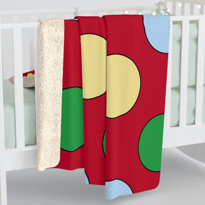 Eritrea Retro Polka Dots Blanket Throw
