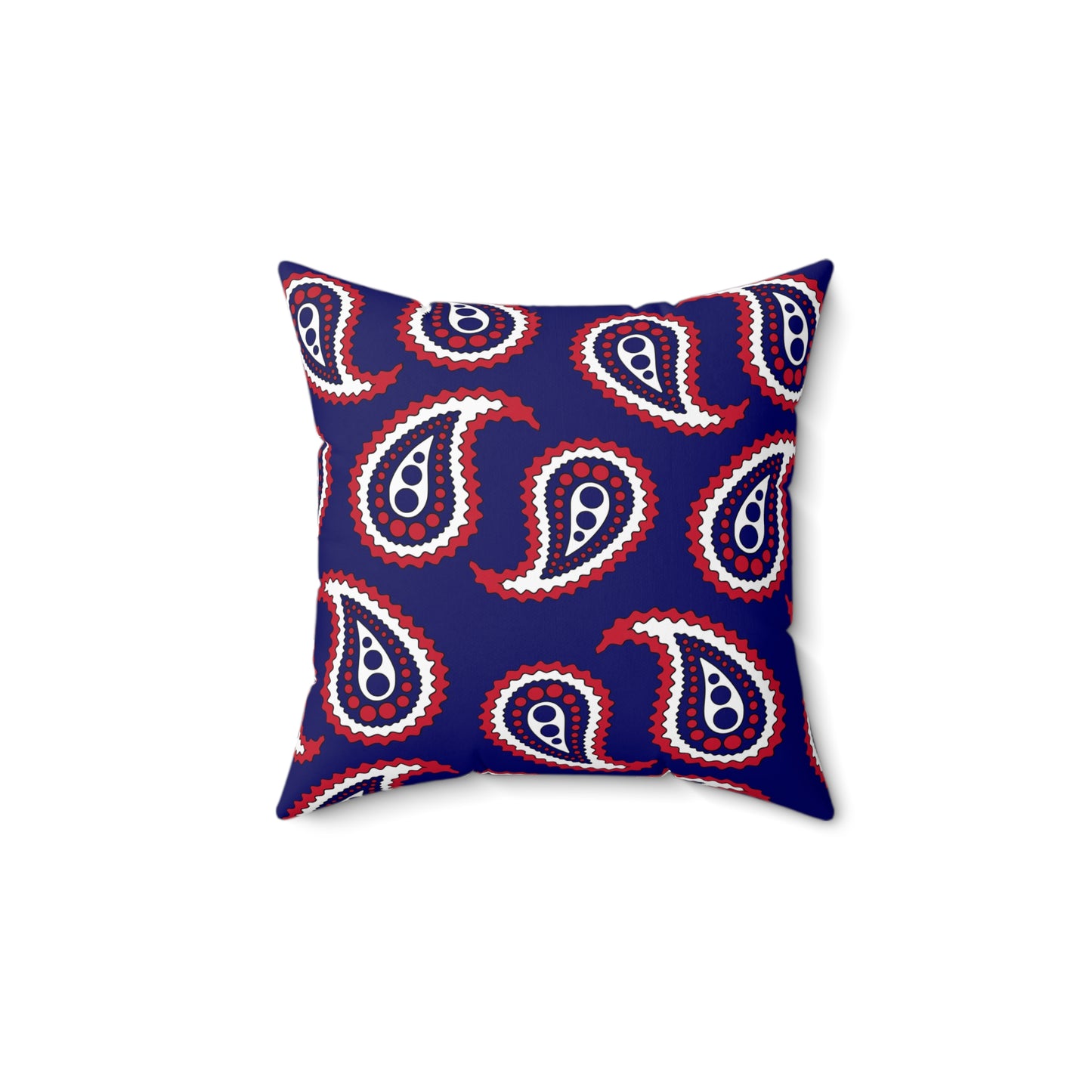 South Georgia And The South Sandwich Islands Retro Paisley Cushion Pillow