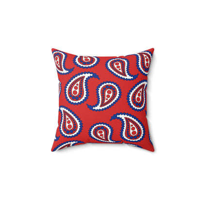 Bouvet Island Retro Paisley Cushion Pillow