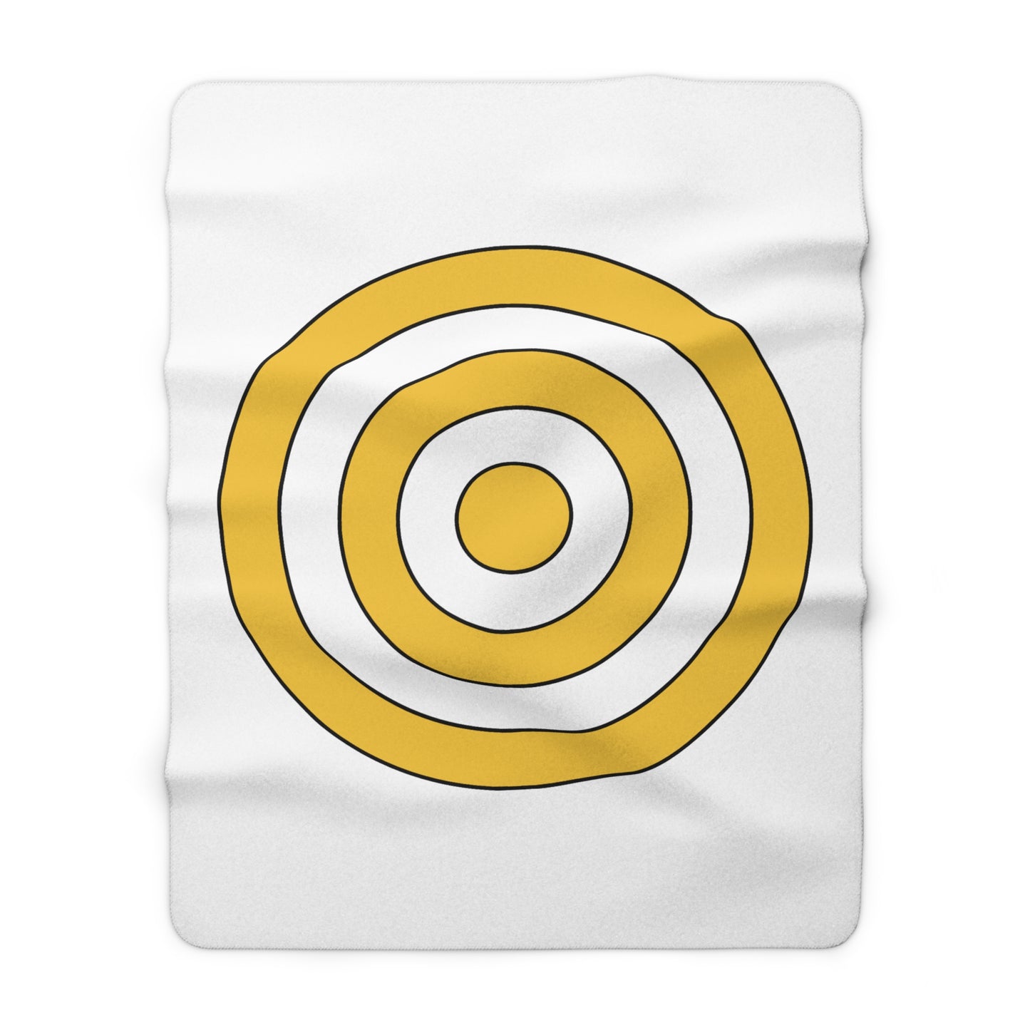 United States Virgin Islands Retro Target Blanket Throw