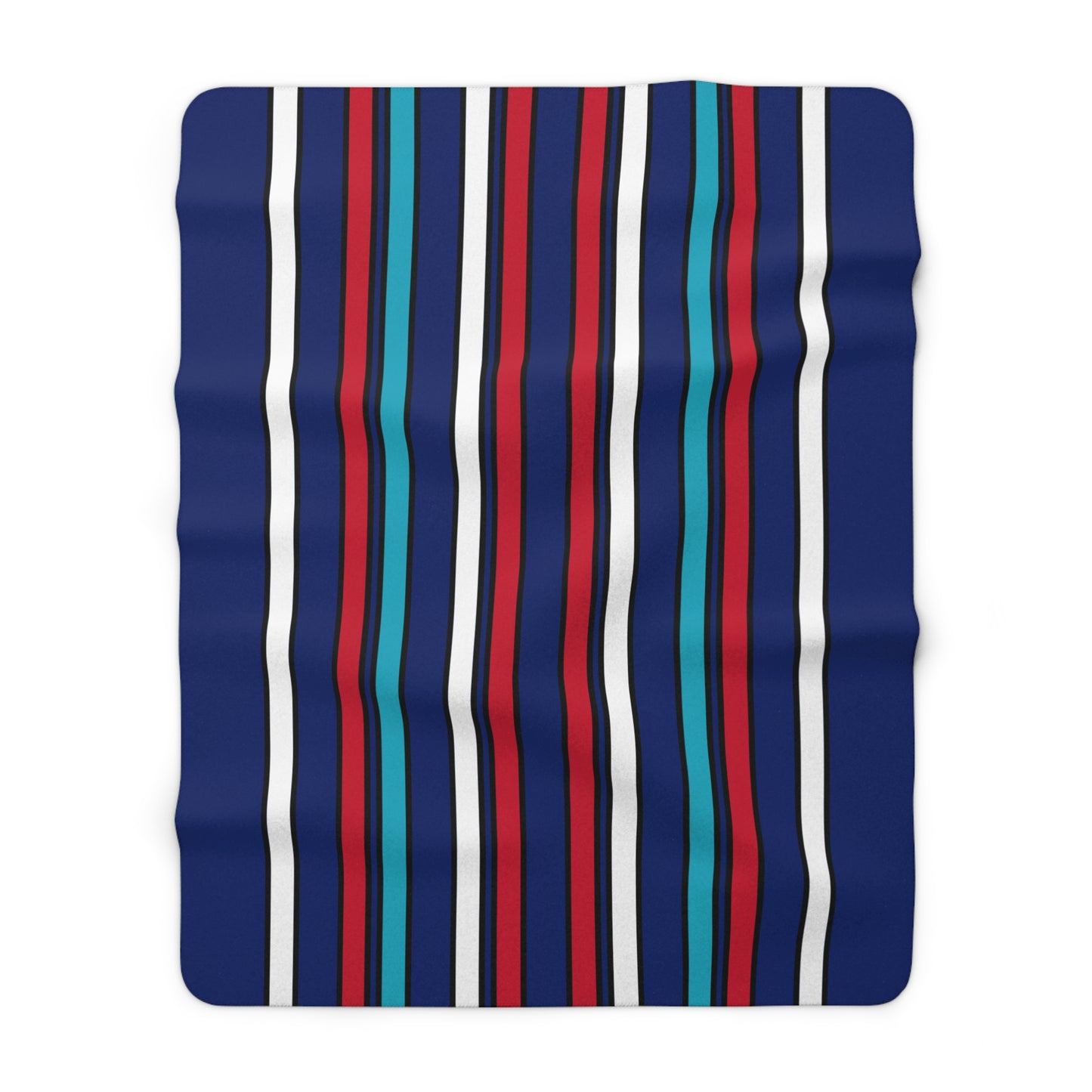 Montserrat Retro Stripes Blanket Throw