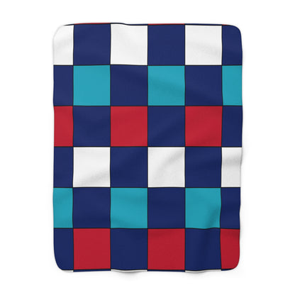 Montserrat Retro Check Blanket Throw