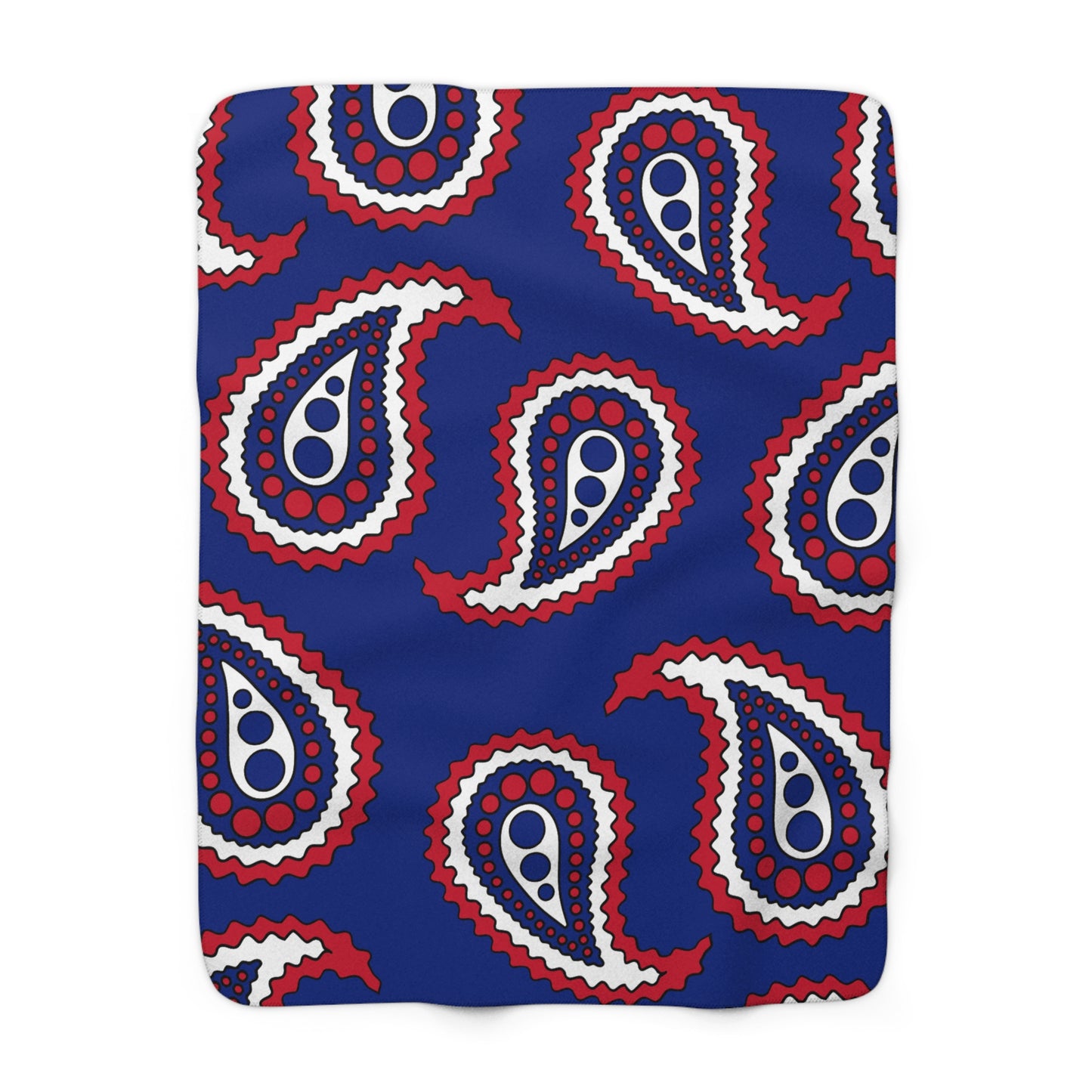 New Zealand Retro Paisley Blanket Throw