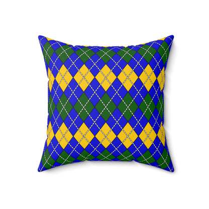 Solomon Islands Retro Argyle Cushion Pillow