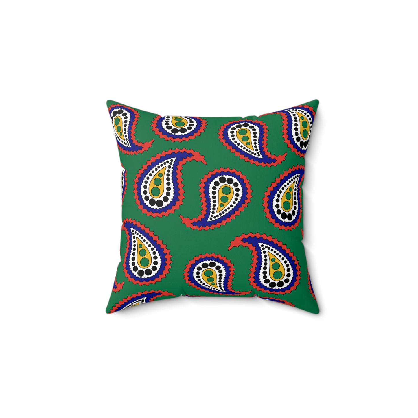 South Africa Retro Paisley Cushion Pillow