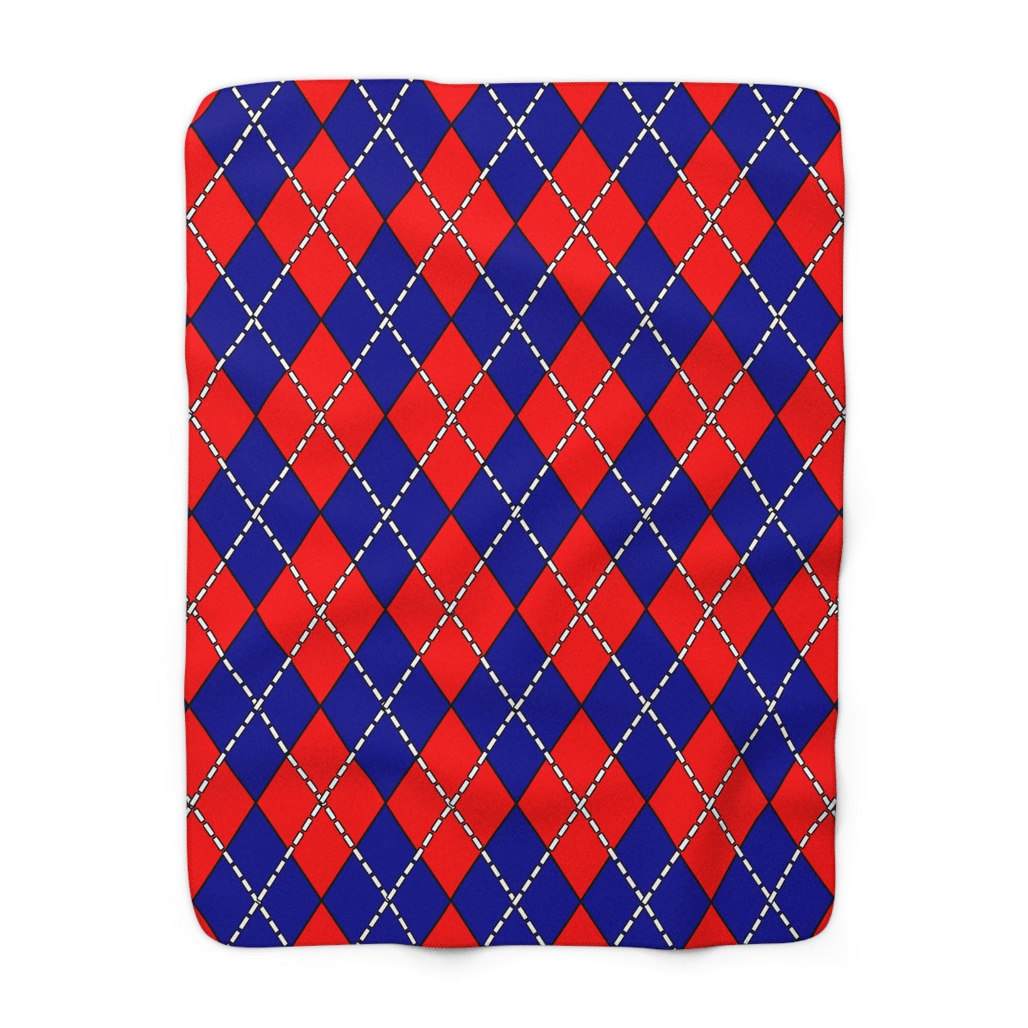 Taiwan Retro Argyle Blanket Throw