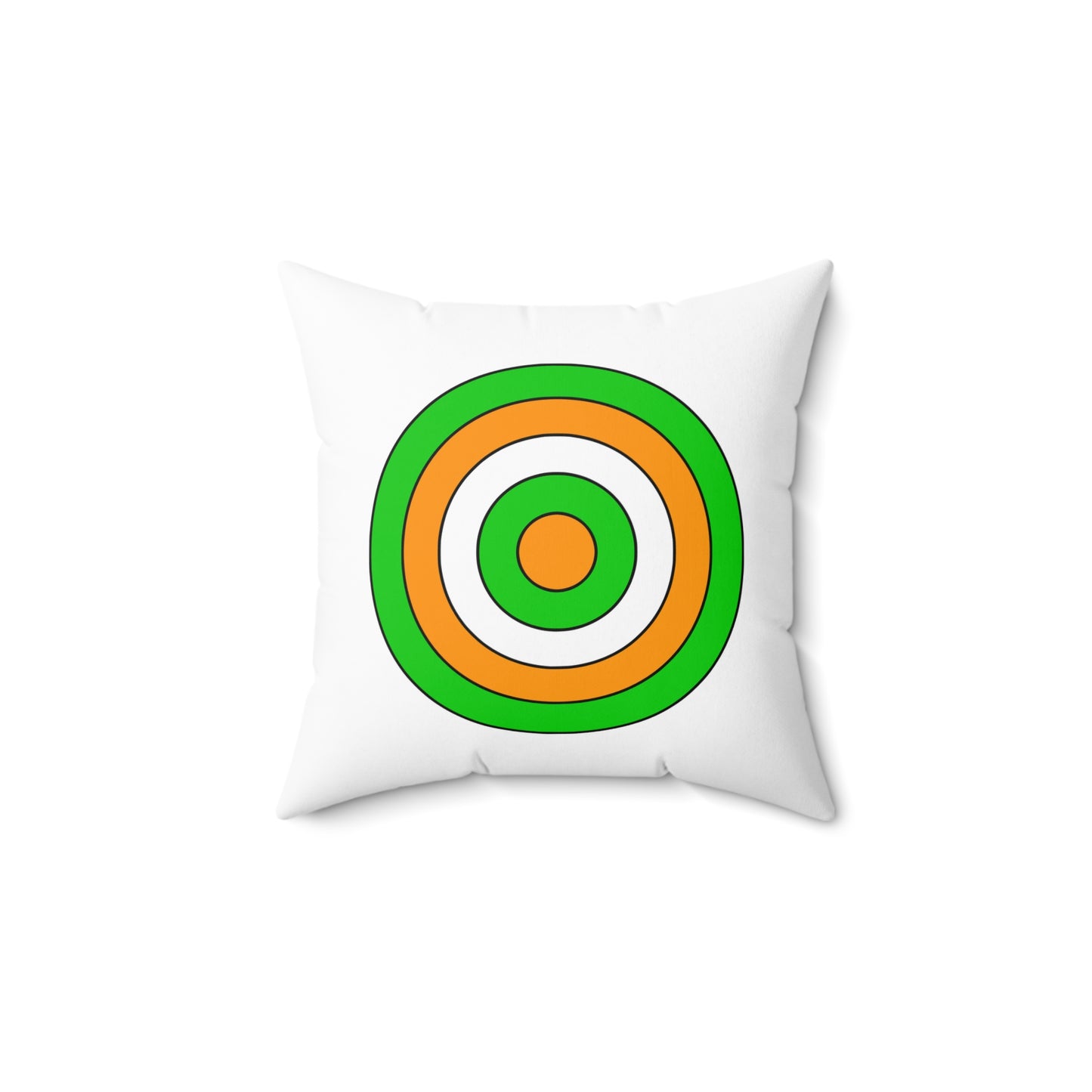 Cote Divoire Retro Target Cushion Pillow