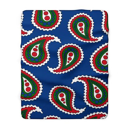 Belize Retro Paisley Blanket Throw