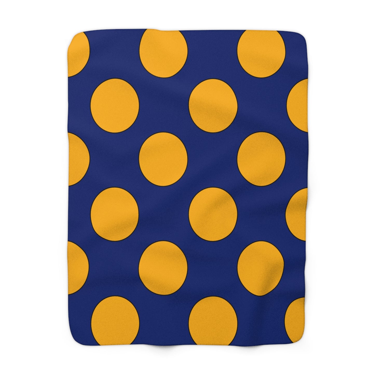 Nauru Retro Polka Dots Blanket Throw