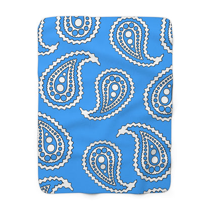 Somalia Retro Paisley Blanket Throw