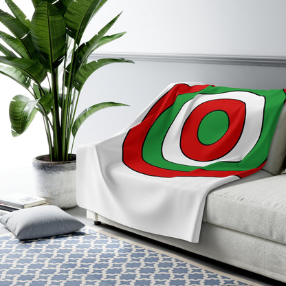 Iran Retro Target Blanket Throw