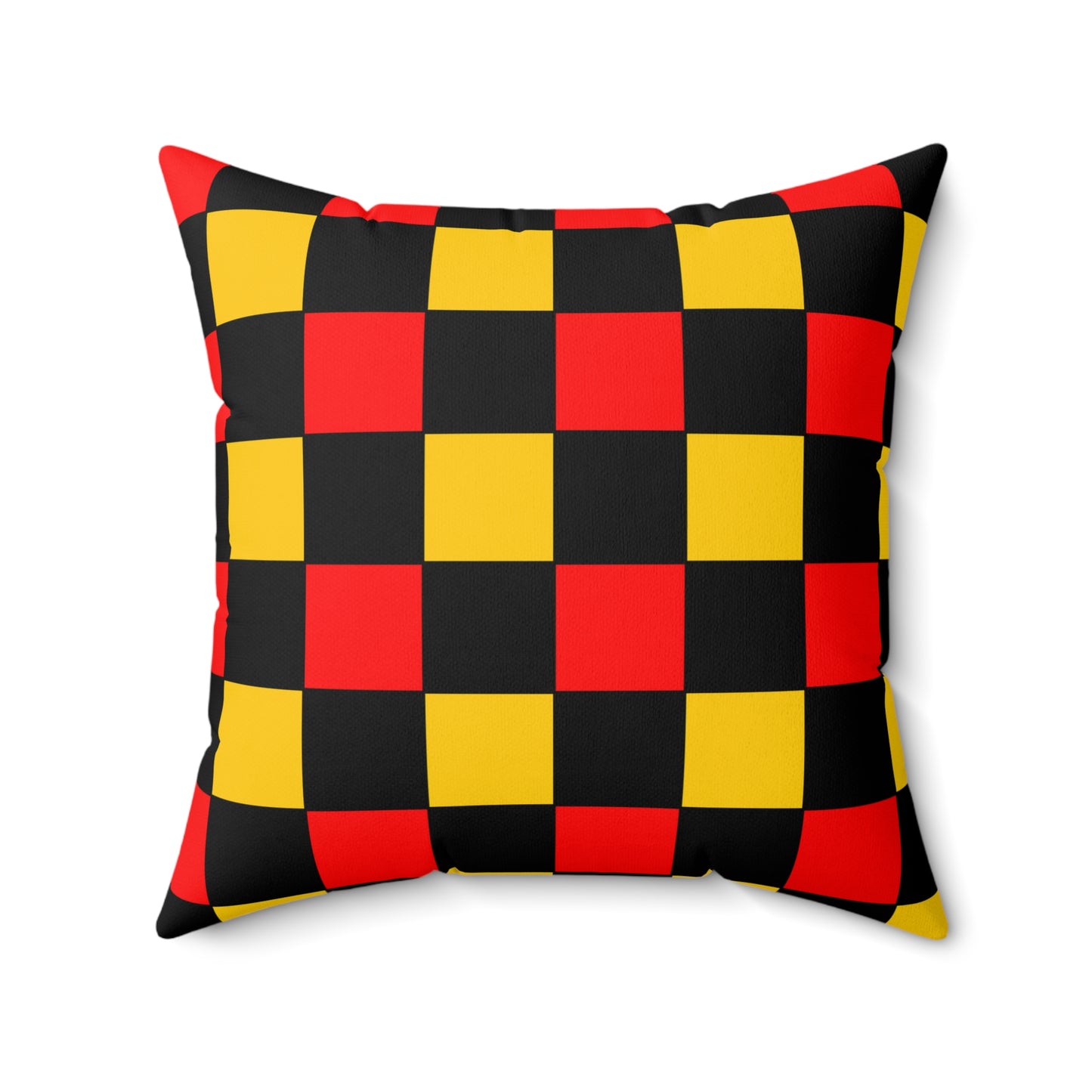 Papua New Guinea Retro Check Cushion Pillow
