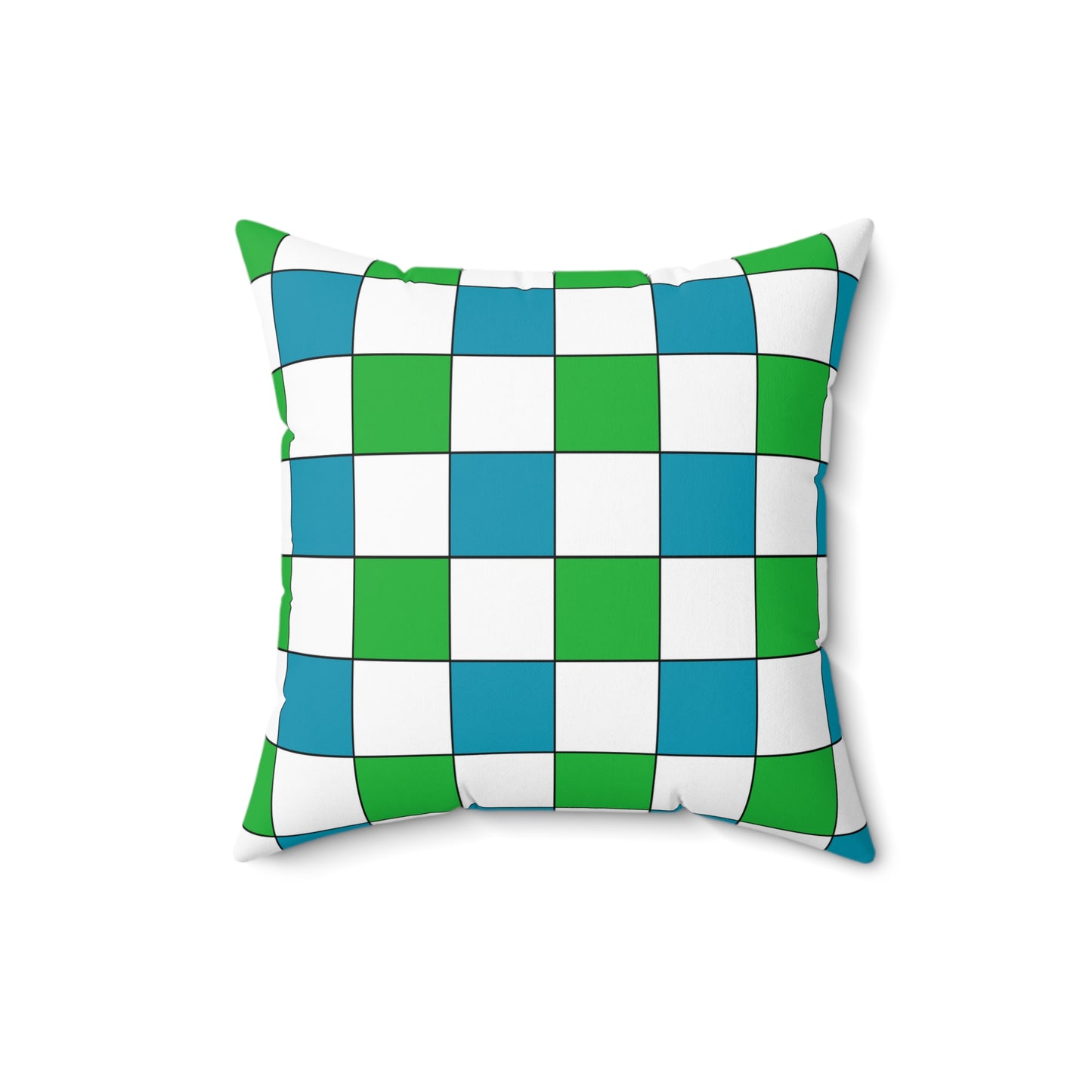 Uzbekistan Retro Check Cushion Pillow
