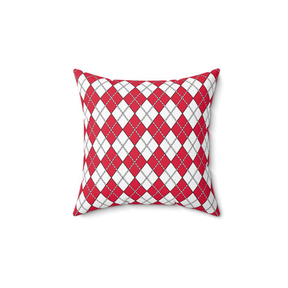 Poland Retro Argyle Cushion Pillow