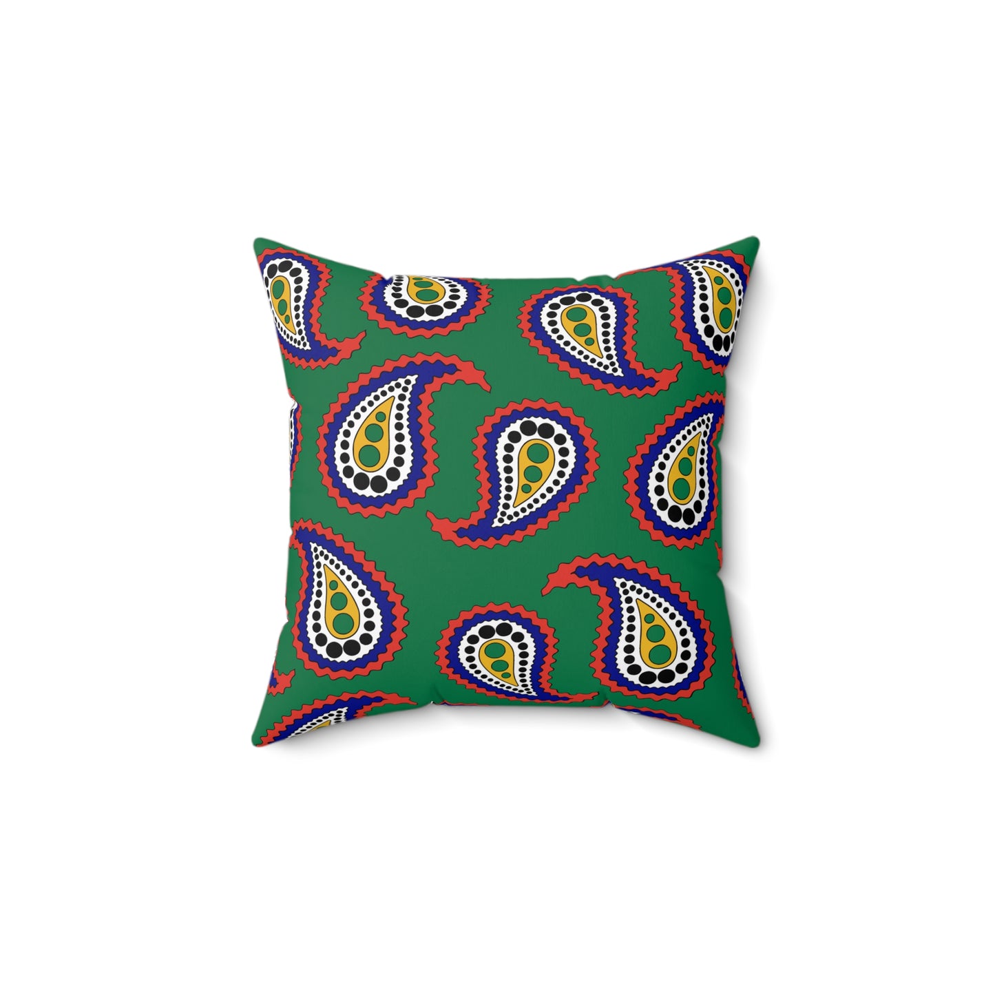 South Africa Retro Paisley Cushion Pillow