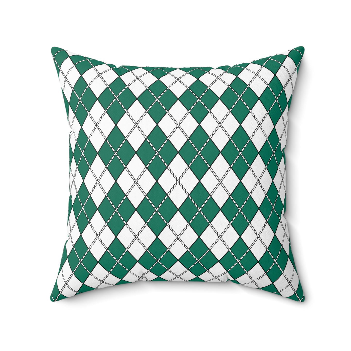 Macao Retro Argyle Cushion Pillow