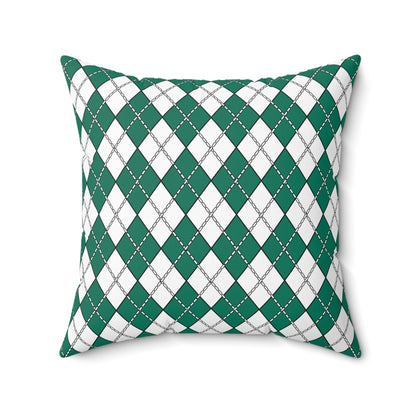 Macao Retro Argyle Cushion Pillow