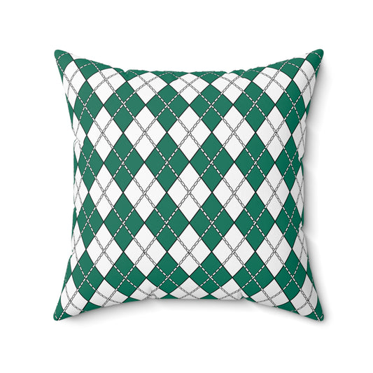 Macao Retro Argyle Cushion Pillow