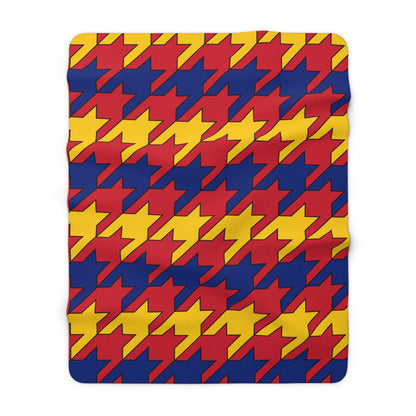 Venezuela Retro Houndstooth Blanket Throw
