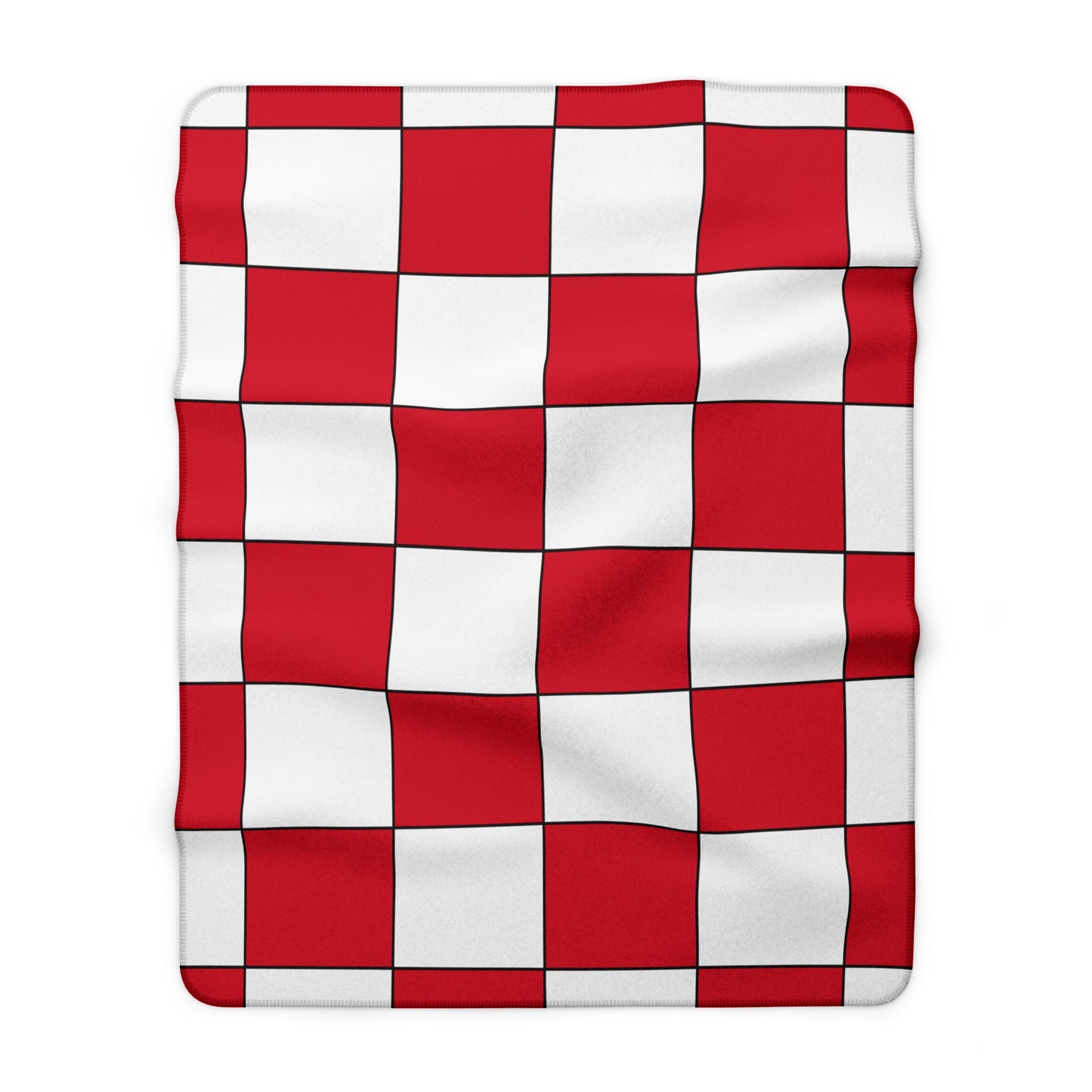 Jersey Retro Check Blanket Throw