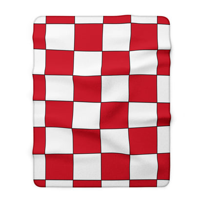 Jersey Retro Check Blanket Throw