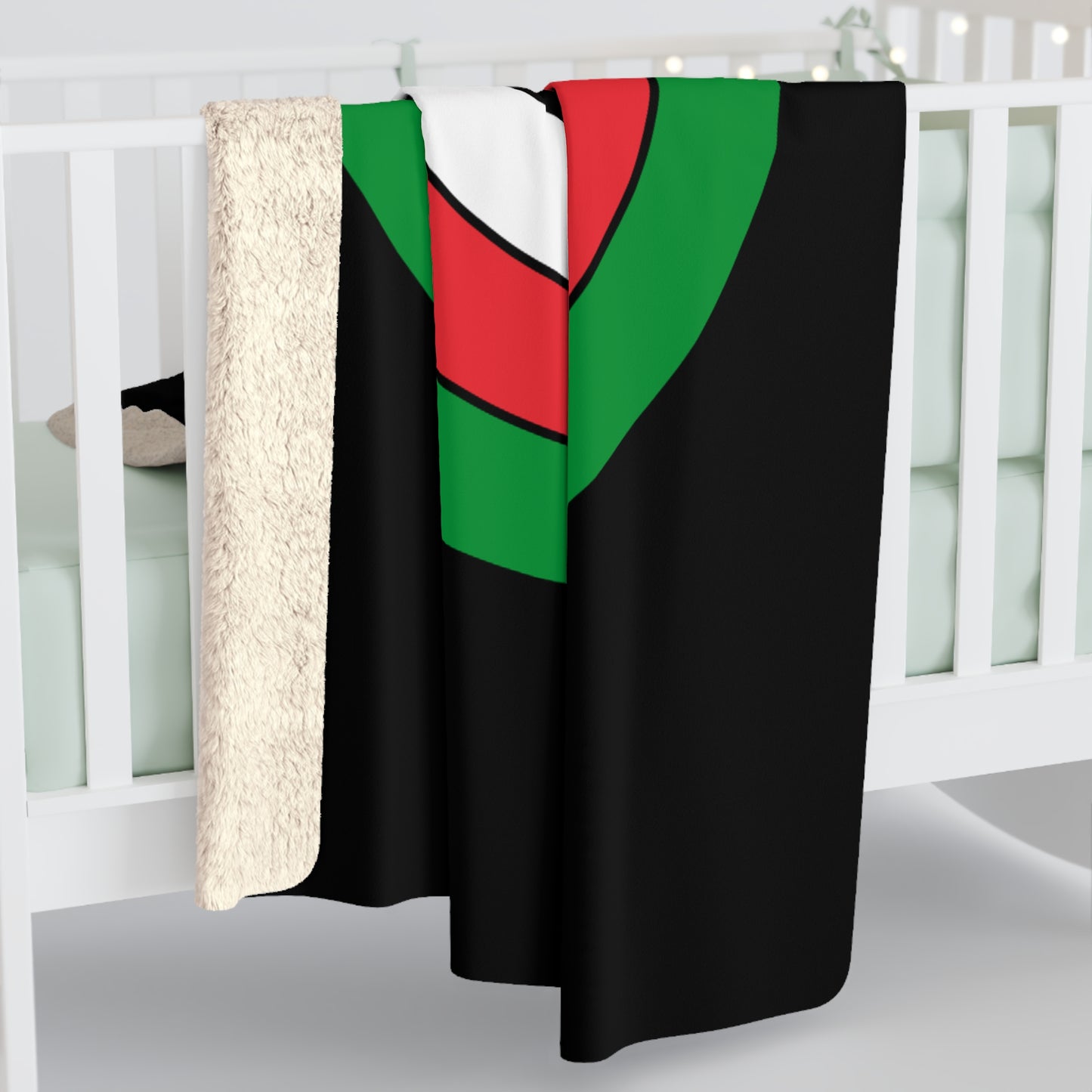Palestine Retro Target Blanket Throw