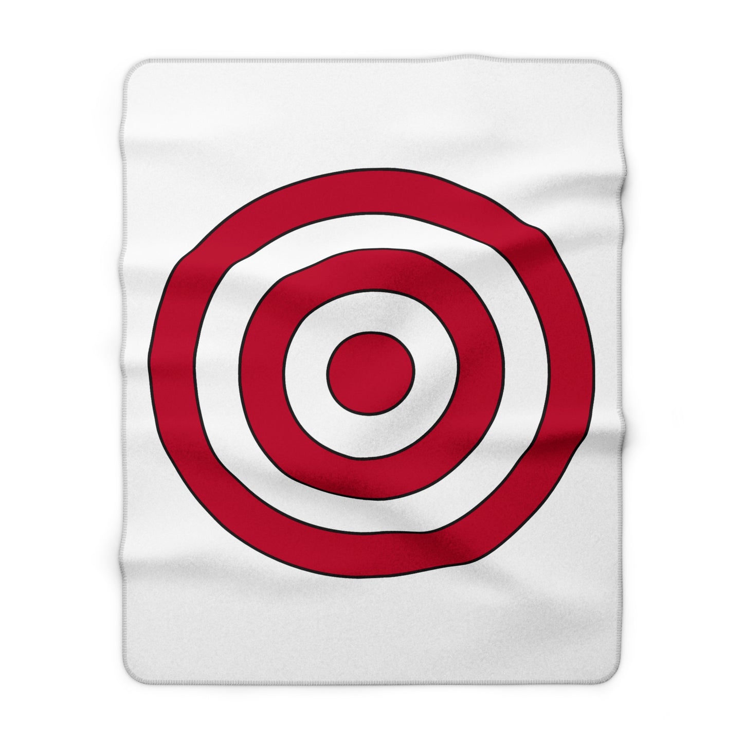 Japan Retro Target Blanket Throw