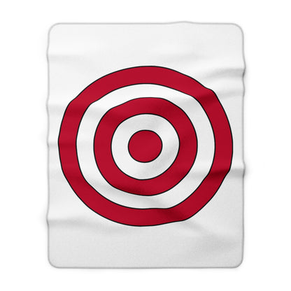 Japan Retro Target Blanket Throw