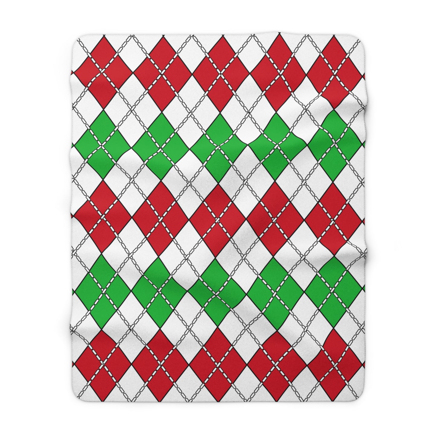 Burundi Retro Argyle Blanket Throw