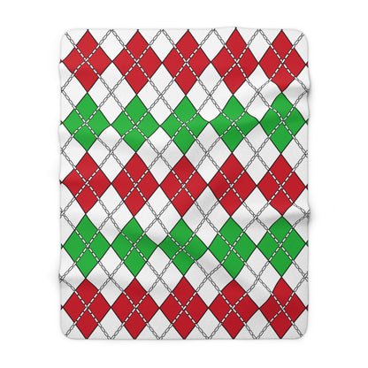 Burundi Retro Argyle Blanket Throw