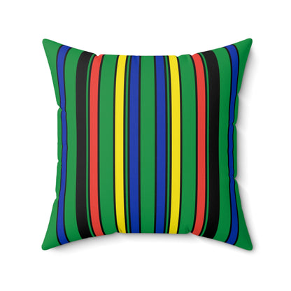 New Caledonia Retro Stripes Cushion Pillow