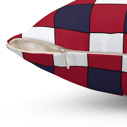 Thailand Retro Check Cushion Pillow