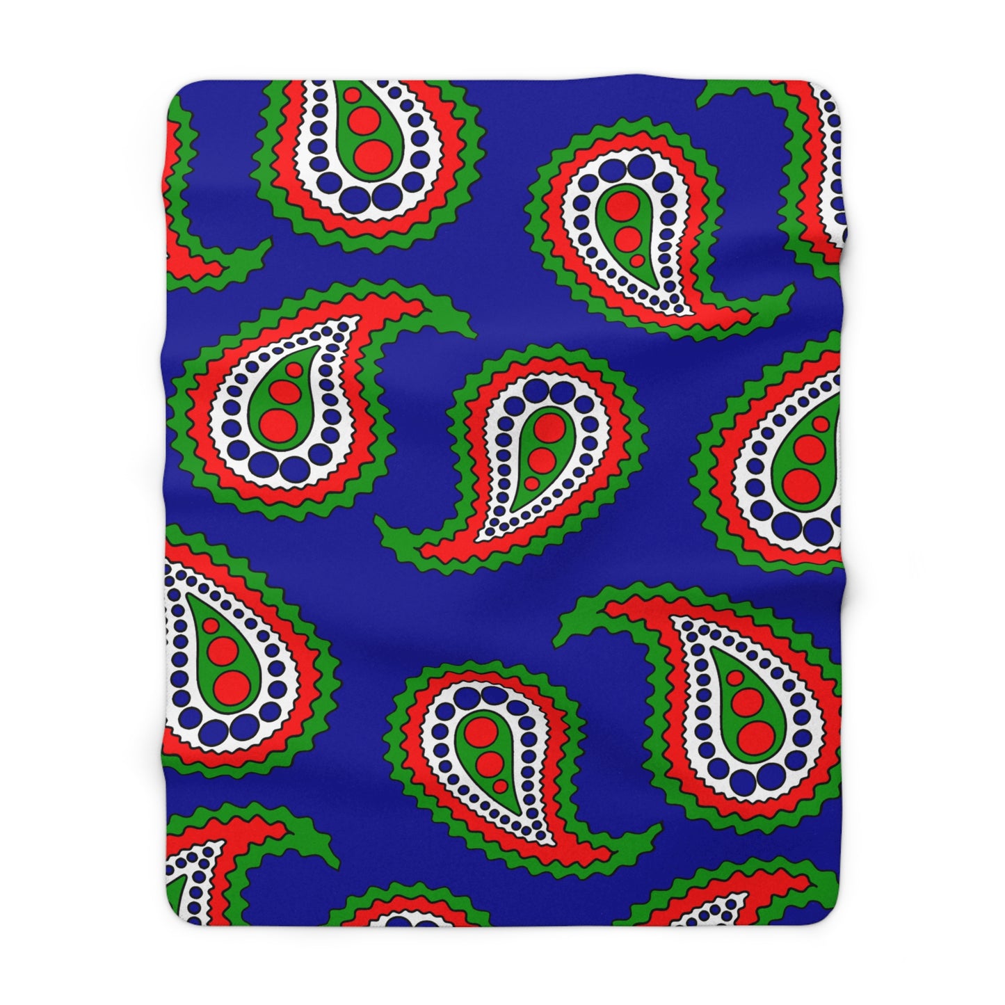 Gambia Retro Paisley Blanket Throw
