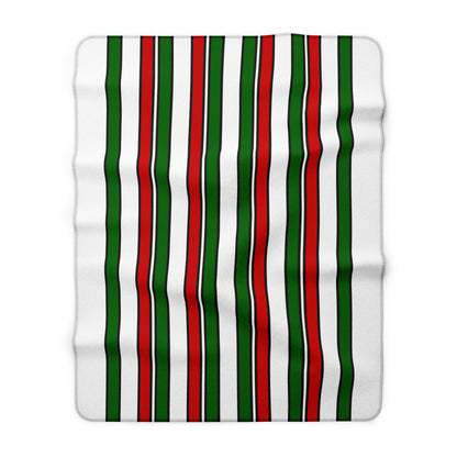 Tajikistan Retro Stripes Blanket Throw