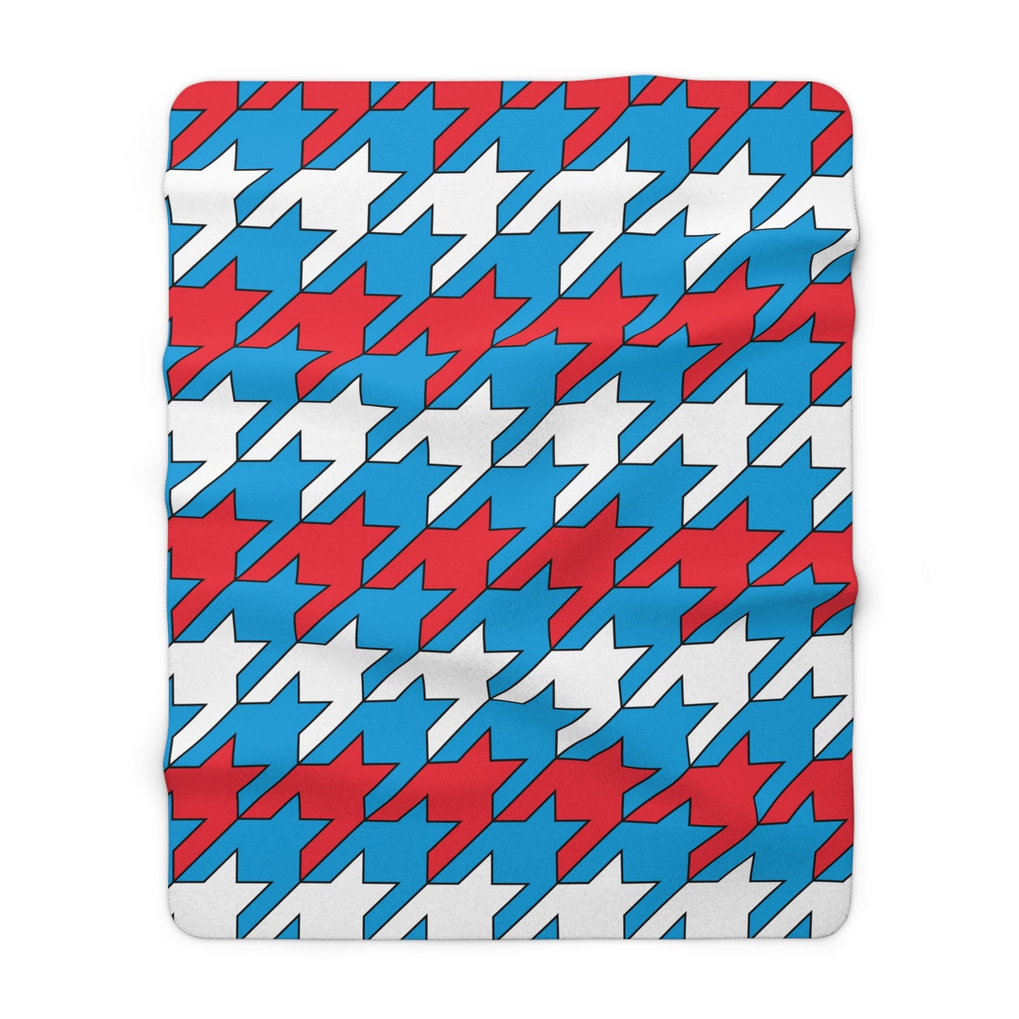 Luxembourg Retro Houndstooth Blanket Throw