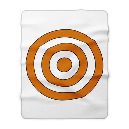 Cyprus Retro Target Blanket Throw