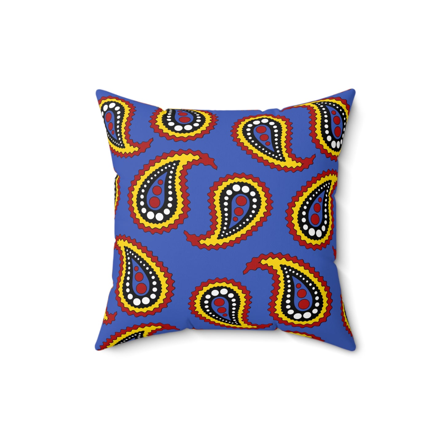 Eswatini Retro Paisley Cushion Pillow