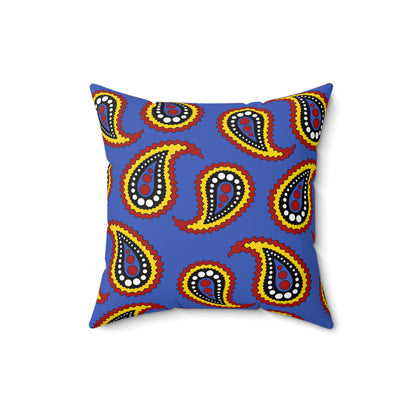 Eswatini Retro Paisley Cushion Pillow