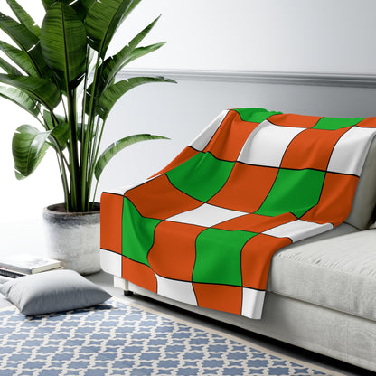 Niger Retro Check Blanket Throw