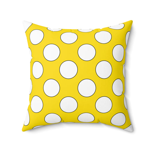 Vatican City Retro Polka Dots Cushion Pillow