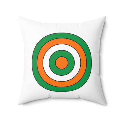 Ireland Retro Target Cushion Pillow