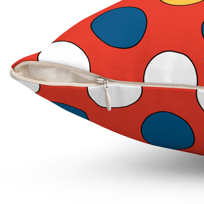 Kiribati Retro Polka Dots Cushion Pillow
