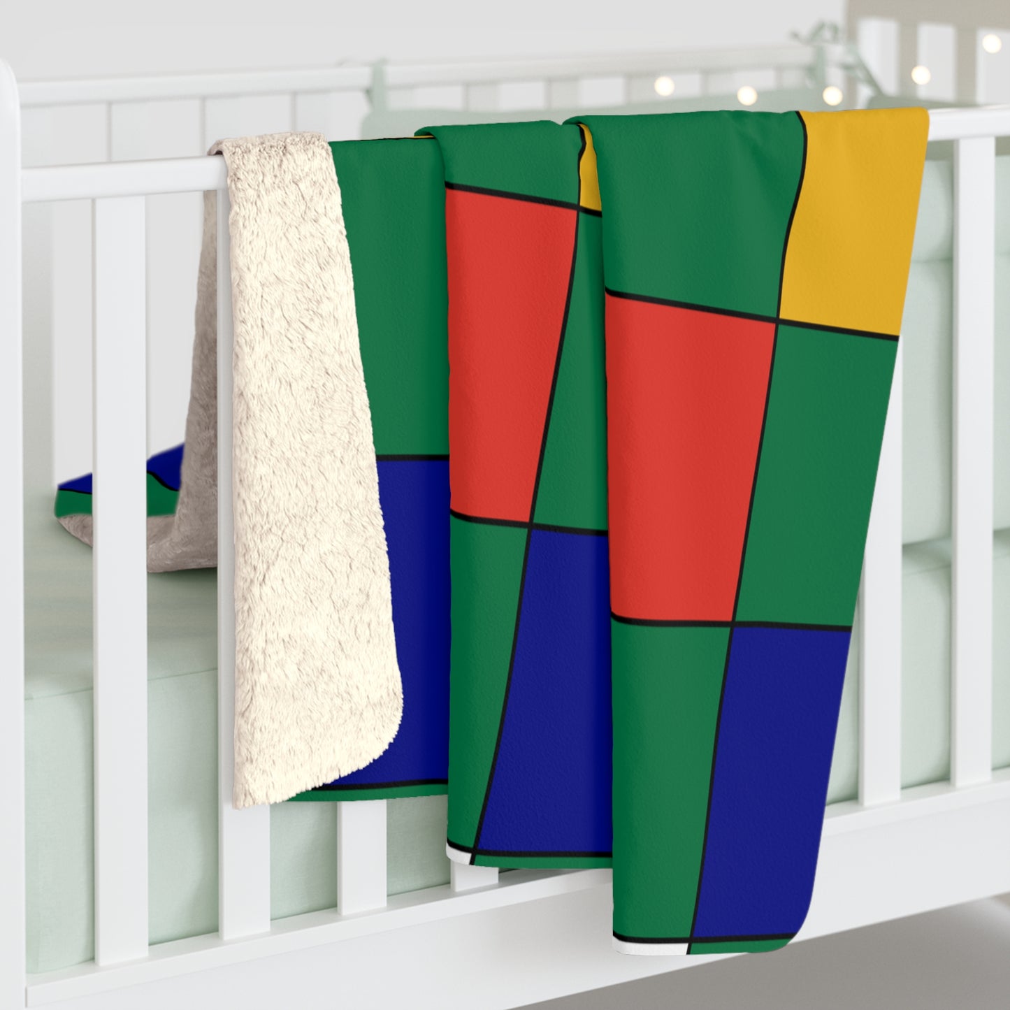 South Africa Retro Check Blanket Throw