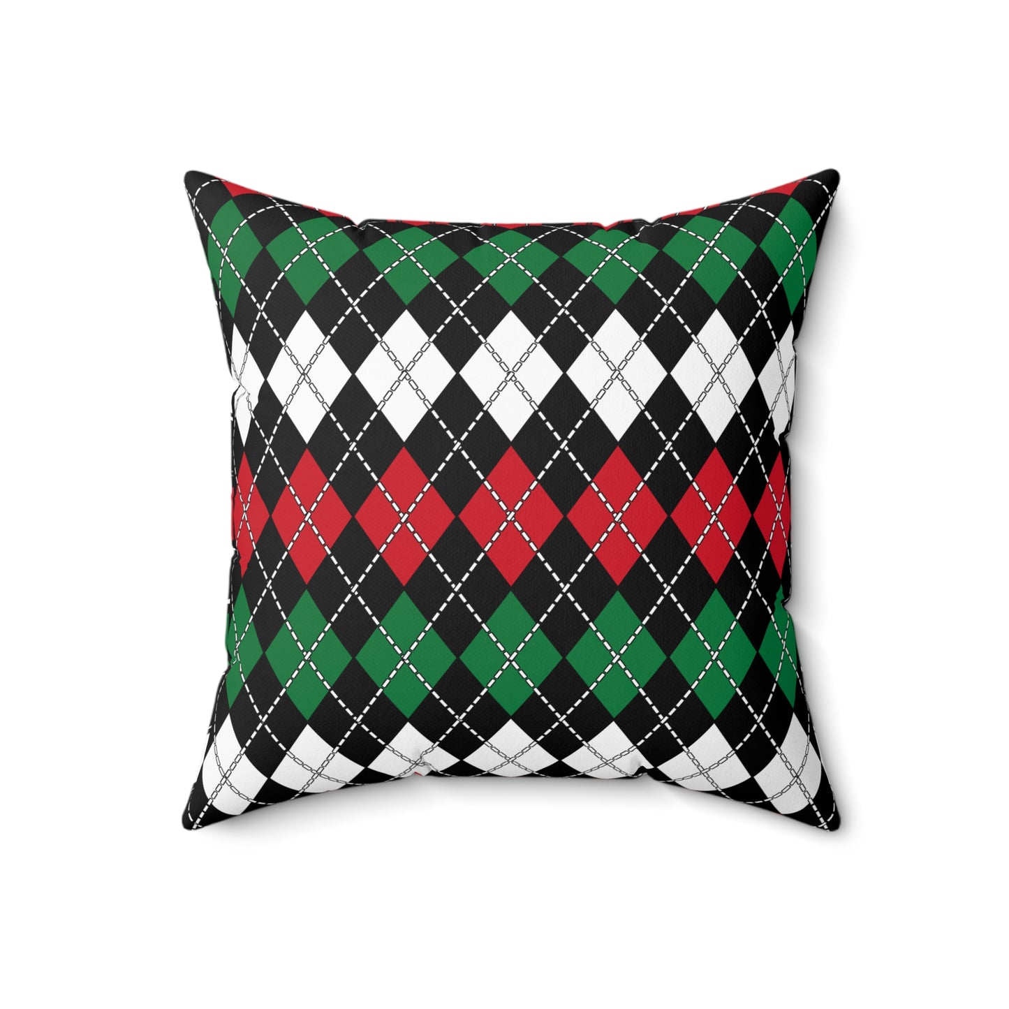 Syria Retro Argyle Cushion Pillow