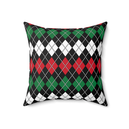 Syria Retro Argyle Cushion Pillow