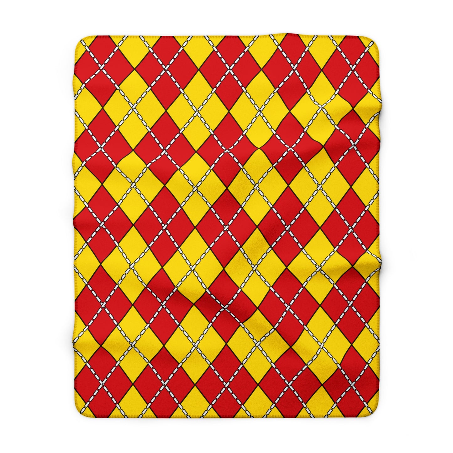 Catalonia Retro Argyle Blanket Throw