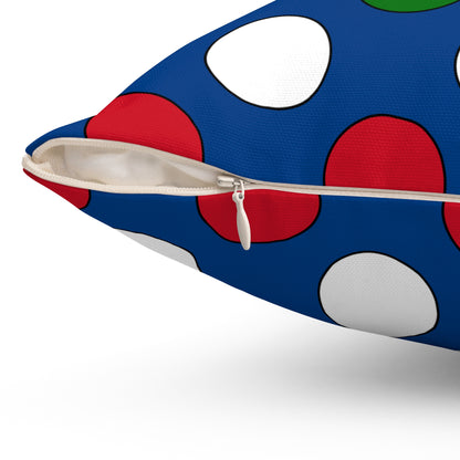 Belize Retro Polka Dots Cushion Pillow