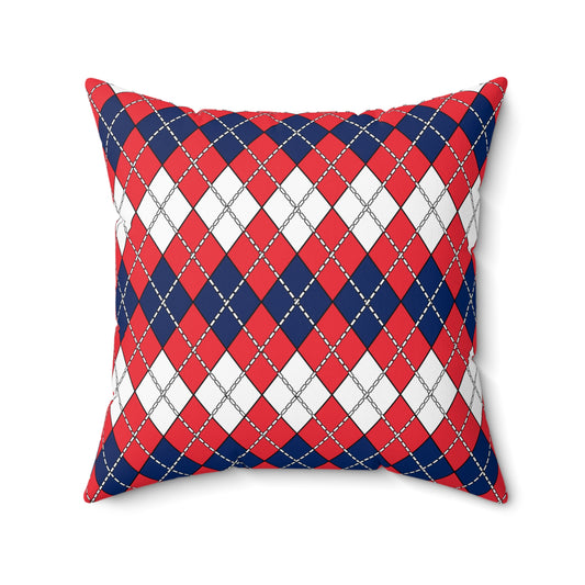 Norway Retro Argyle Cushion Pillow