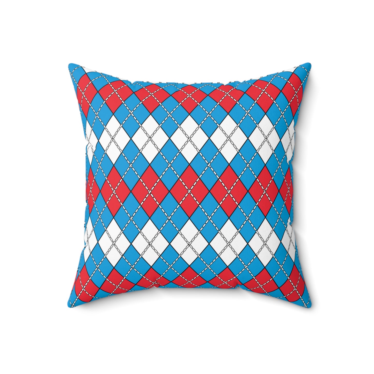 Luxembourg Retro Argyle Cushion Pillow